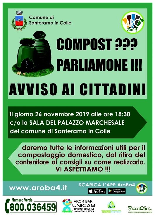SANTERAMO IN COLLE 26 NOVEMBRE 2019 INCONTRO CON I CITTADINI SANTERAMO IN COLLE 26 NOVEMBRE 2019 INCONTRO CON I CITTADINI